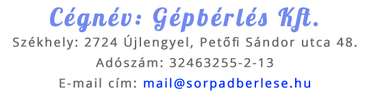 Adatkezelési tájékoztató