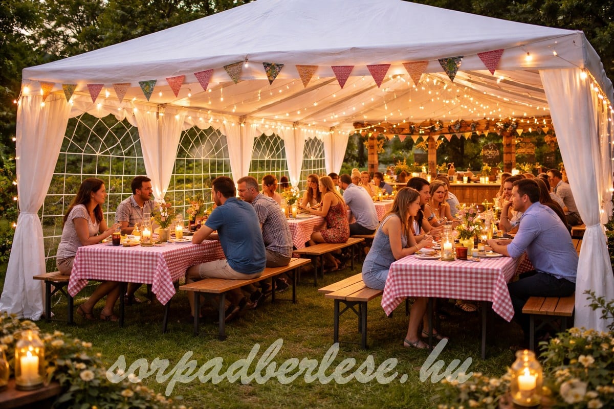 Sörsátor bérlése – Útmutató rendezvényekhez