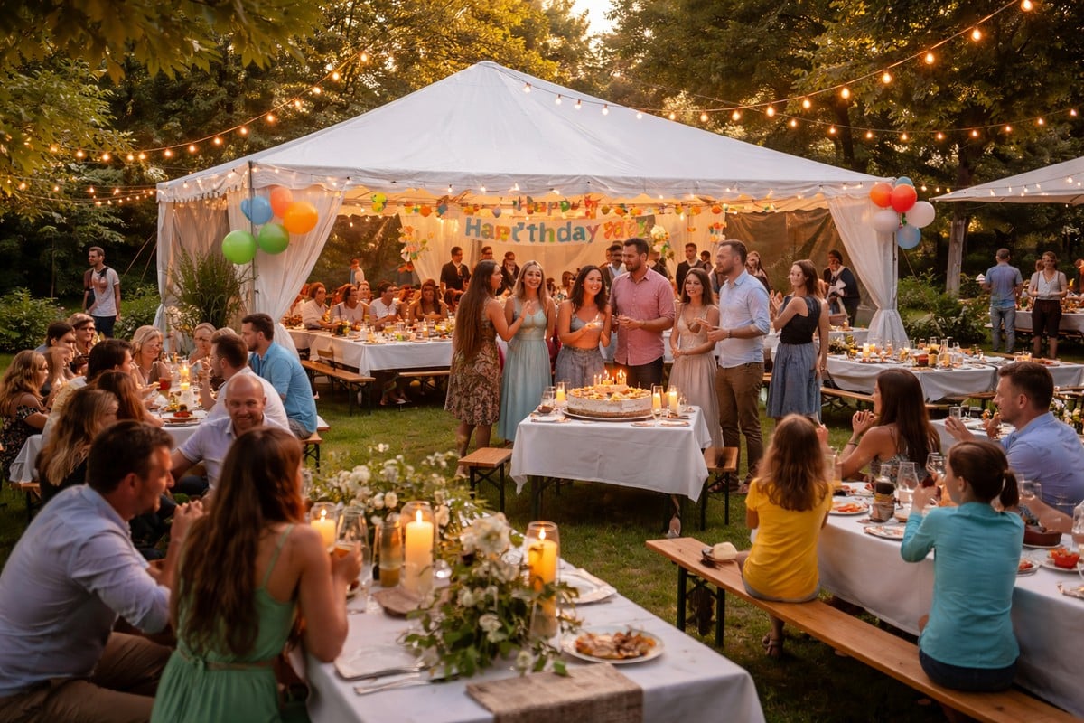 Hogyan rendezzünk születésnapi bulit a kertben?